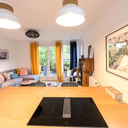 L'Olympique: Appartement Cosy, Vue Canal Grande Terrasse Et Parking Vaires-sur-Marne Exteriör bild